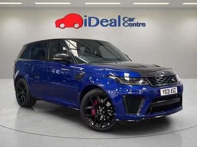 Blue Used 2021 Land Rover Range Rover Sport SVR SUV | £52,490 (Good price)