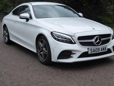 Used Mercedes C220 AMG line 194 HP (142 kW) 2019 White Coupe