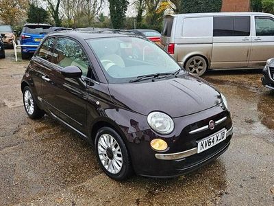 Used Fiat 500 Lounge 69 HP (50 kW) 2014 Purple Hatchback