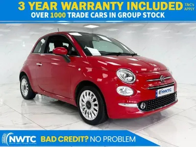 Used Fiat 500 Lounge 69 HP (50 kW) 2019 Red Hatchback