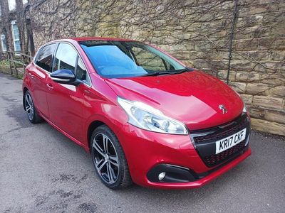 Used Peugeot 208 GT-line 100 HP (73 kW) 2017 Red Hatchback