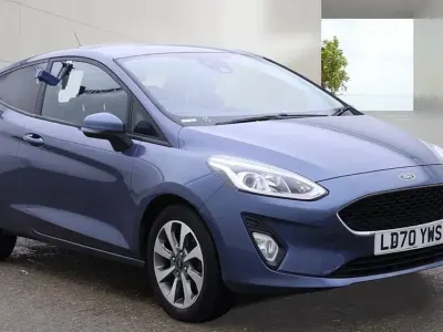 Used Ford Fiesta Trend 95 HP (69 kW) 2020 Blue Hatchback