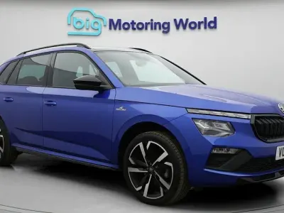 Used Skoda Kamiq Monte Carlo 116 HP (85 kW) 2025 Blue SUV