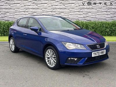 Used Seat Leon SE Dynamic 116 HP (85 kW) 2020 Blue Hatchback