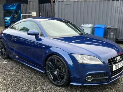 Usado Audi TT S-Line 170 HP (125 kW) 2014 Azul Coupé