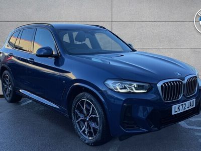 Used BMW X3 M Sport 192 HP (141 kW) 2022 Blue SUV