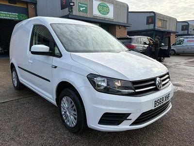 Used VW Caddy Trendline 102 HP (75 kW) 2019 Blue MPV