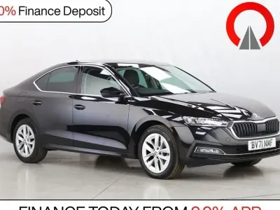 Używany Skoda Octavia SE L 150 KM (110 kW) 2021 Czarny Hatchback