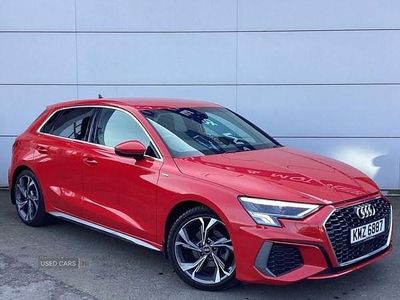 Used Audi A3 S-Line 2021 Red Sedan