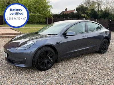Usado Tesla Model 3 Long Range AWD 366 kW (498 HP) 2021 Cinzento Sedan
