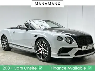 Used Bentley Continental 2018 Black/grey Cabriolet