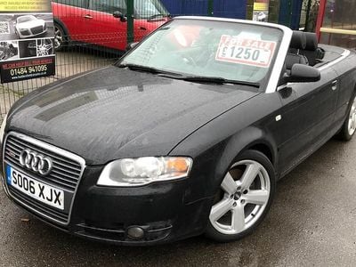 Used Audi A4 Cabriolet S-Line 2006 Black Cabriolet
