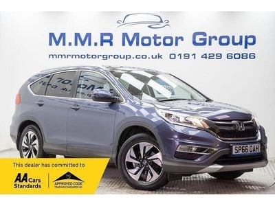 Begagnad Honda CR-V EX 160 HK (117 kW) 2016 Blå SUV