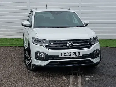 Used VW T-Cross R-line 150 HP (110 kW) 2023 White SUV