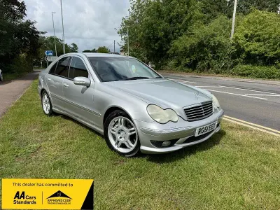 Used Mercedes C32 AMG 354 HP (260 kW) 2002 Silver Sedan