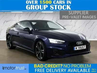 Used Audi A5 204 HP (150 kW) 2021 Blue Coupe