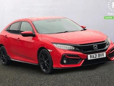 Red Used 2021 Honda Civic Sport Hatchback | £15,599 (Fair price)