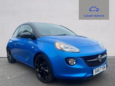 Used Vauxhall Adam 70 HP (51 kW) 2017 Blue Hatchback
