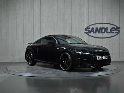 Used Audi TT Black Edition 245 HP (180 kW) 2020 Black Coupe