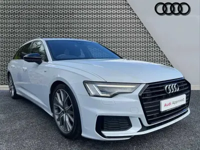 Used Audi A6 Black Edition 200 HP (147 kW) 2022 White Estate