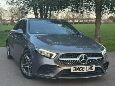 Used Mercedes A180 AMG Line Premium 116 HP (85 kW) 2018 Grey Hatchback