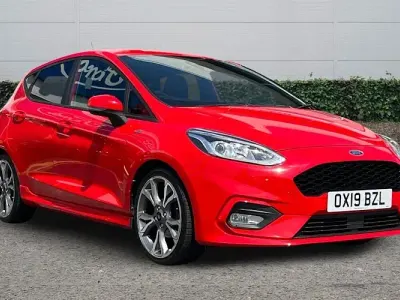 Used Ford Fiesta ST-Line 125 HP (91 kW) 2019 Race red Hatchback