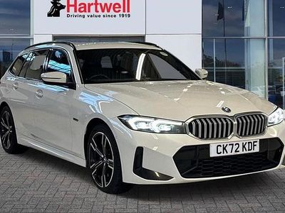 White Used 2022 BMW 330e M Sport Estate | £25,000 (Good price)
