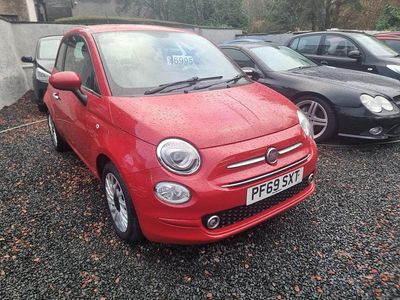 Used Fiat 500 Lounge 69 HP (50 kW) 2019 Red Hatchback