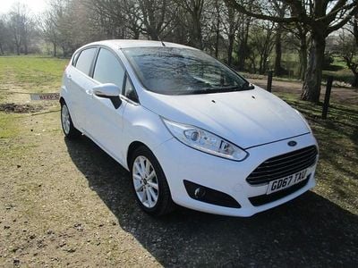 Used Ford Fiesta Titanium 2018 White Hatchback