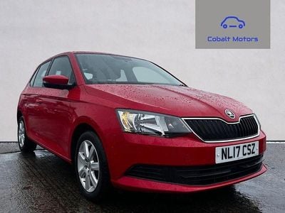 Used Skoda Fabia SE 90 HP (66 kW) 2017 Red Hatchback