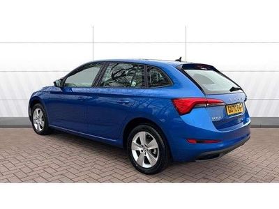 Used Skoda Scala SE 110 HP (80 kW) 2021 Blue Hatchback