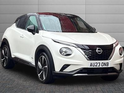 Used Nissan Juke Tekna+ 143 HP (105 kW) 2023 Storm white with pearl black roof SUV