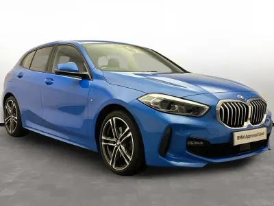 Used BMW 118 M Sport 134 HP (98 kW) 2022 Blue Hatchback