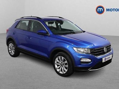 Used VW T-Roc SE 110 HP (80 kW) 2021 Blue SUV