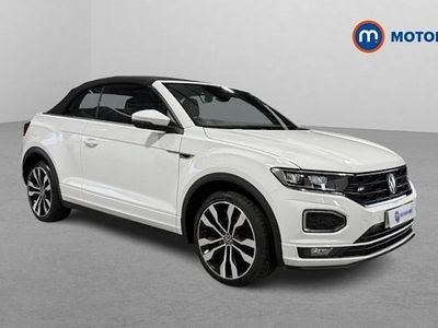 White Used 2021 VW T-Roc Cabriolet R-line Cabriolet | £18,849 (Fair price)