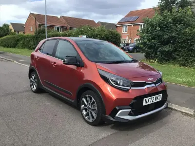 Used Kia Picanto X-Line 65 HP (47 kW) 2022 Orange Hatchback