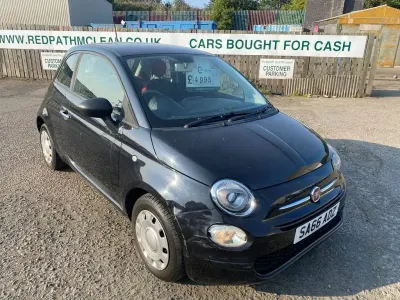 Used Fiat 500 Pop 69 HP (50 kW) 2016 Black Hatchback