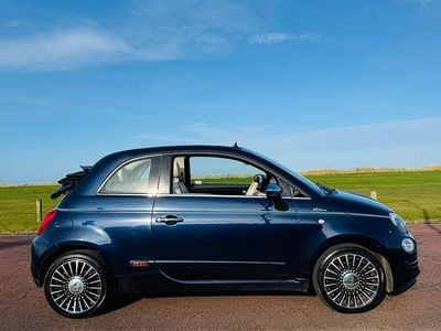 Used Fiat 500 Riva 69 HP (50 kW) 2017 Blue Cabriolet