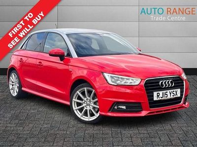 Used Audi A1 Sportback S-Line 116 HP (85 kW) 2015 Red Hatchback