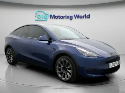 Used Tesla Model Y Long Range AWD 378 kW (514 HP) 2022 Blue SUV