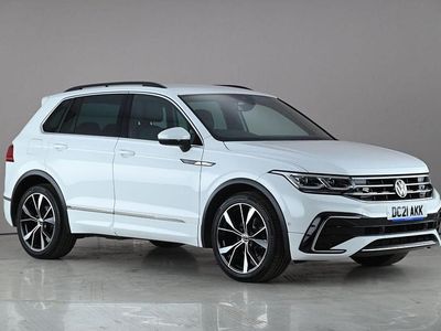 Used VW Tiguan R-line 150 HP (110 kW) 2021 White SUV