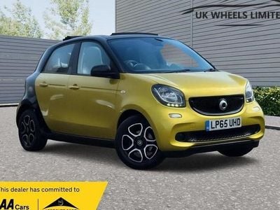 Used Smart ForFour Premium 71 HP (52 kW) 2015 Yellow Hatchback