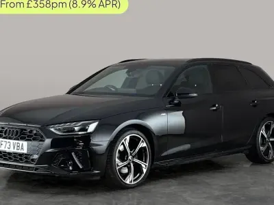 Used Audi A4 Black Edition 150 HP (110 kW) 2023 Black Estate