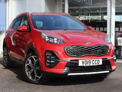 Usado Kia Sportage GT-Line 134 HP (98 kW) 2019 Vermelho SUV