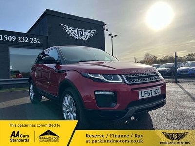 Red Used 2017 Land Rover Range Rover evoque SE SUV | £9,295 (Fair price)