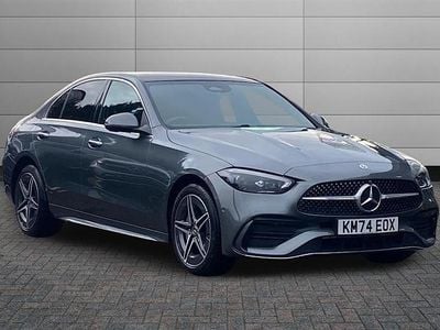 Grey Used 2024 Mercedes C300e AMG Line Premium Plus Sedan | £35,795 (Fair price)