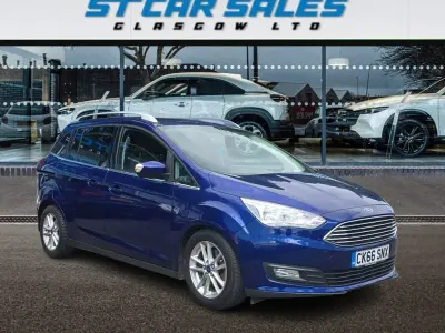 Used Ford Grand C-Max Zetec 120 HP (88 kW) 2016 Blue MPV