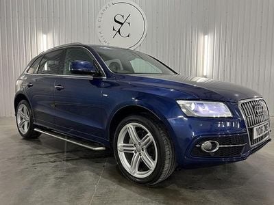 Used Audi Q5 S-line plus 190 HP (139 kW) 2016 Blue SUV