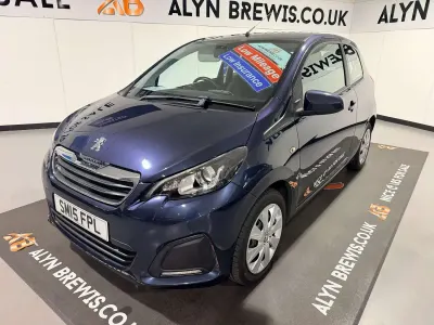 Used Peugeot 108 Active 68 HP (50 kW) 2015 Blue Hatchback