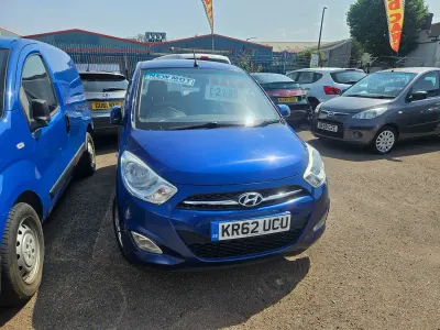 Used Hyundai i10 SE 86 HP (63 kW) 2012 Blue Hatchback